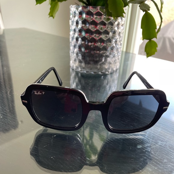 Ray-Ban Accessories - Ray•Ban black square sunglasses.